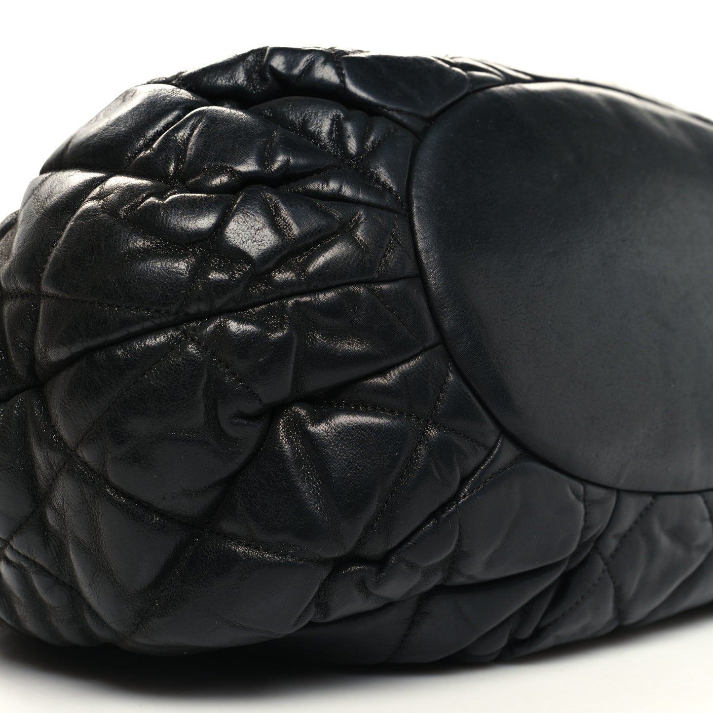 Iridescent Calfskin Small In The Mix Tote Black