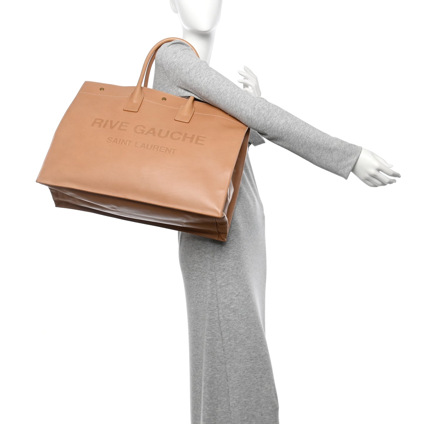 Vitello Large Rive Gauche Tote Natural