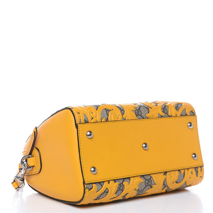 Gucci GG Supreme Monogram Arabesque Small Boston Beige Yellow 4 of 13