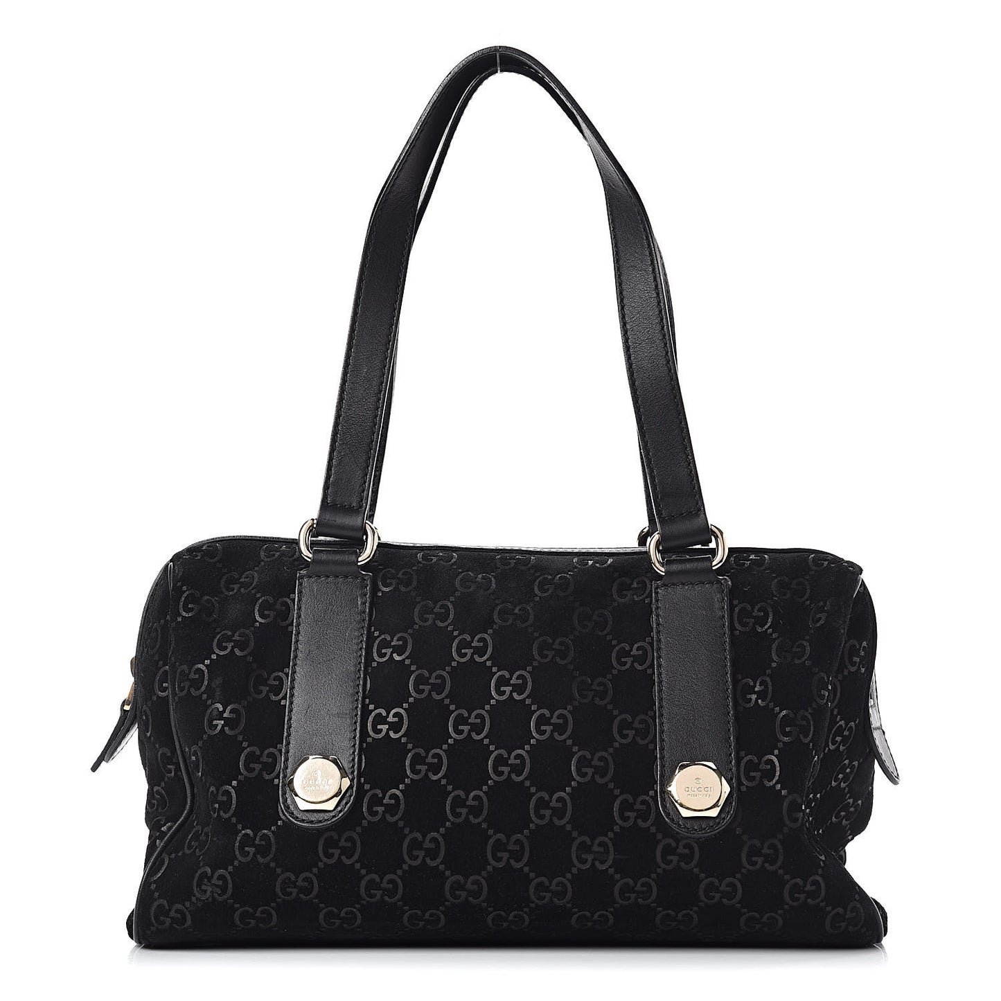 Guccissima Suede Charmy Boston Black