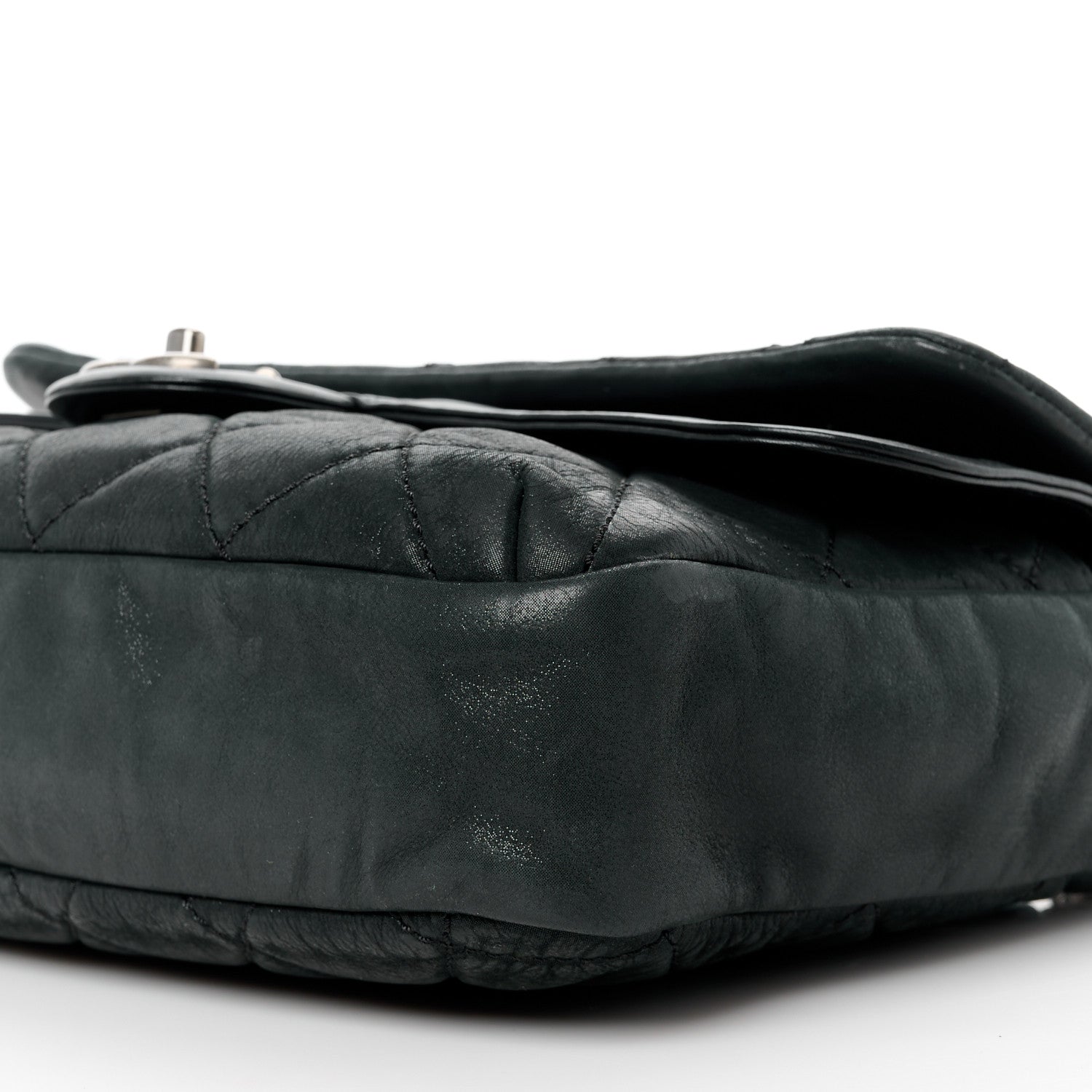 Chanel Iridescent Calfskin Jumbo In the Mix Double Flap Black 10 of 13