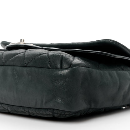 Chanel Iridescent Calfskin Jumbo In the Mix Double Flap Black 10 of 13