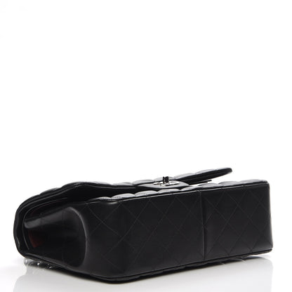 Chanel Lambskin Quilted Jumbo Double Flap Black 4 of 8