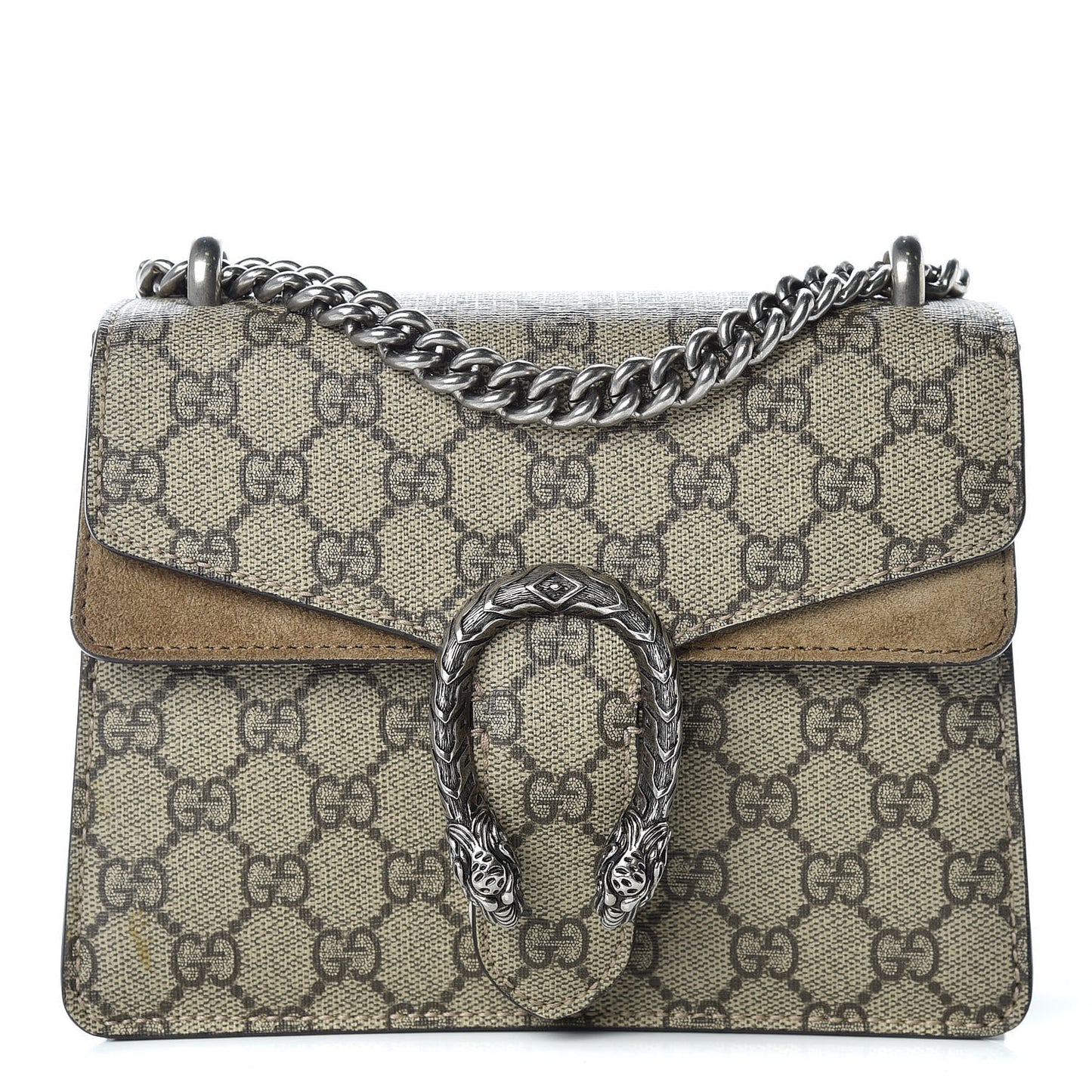 GG Supreme Monogram Mini Dionysus Shoulder Bag Taupe