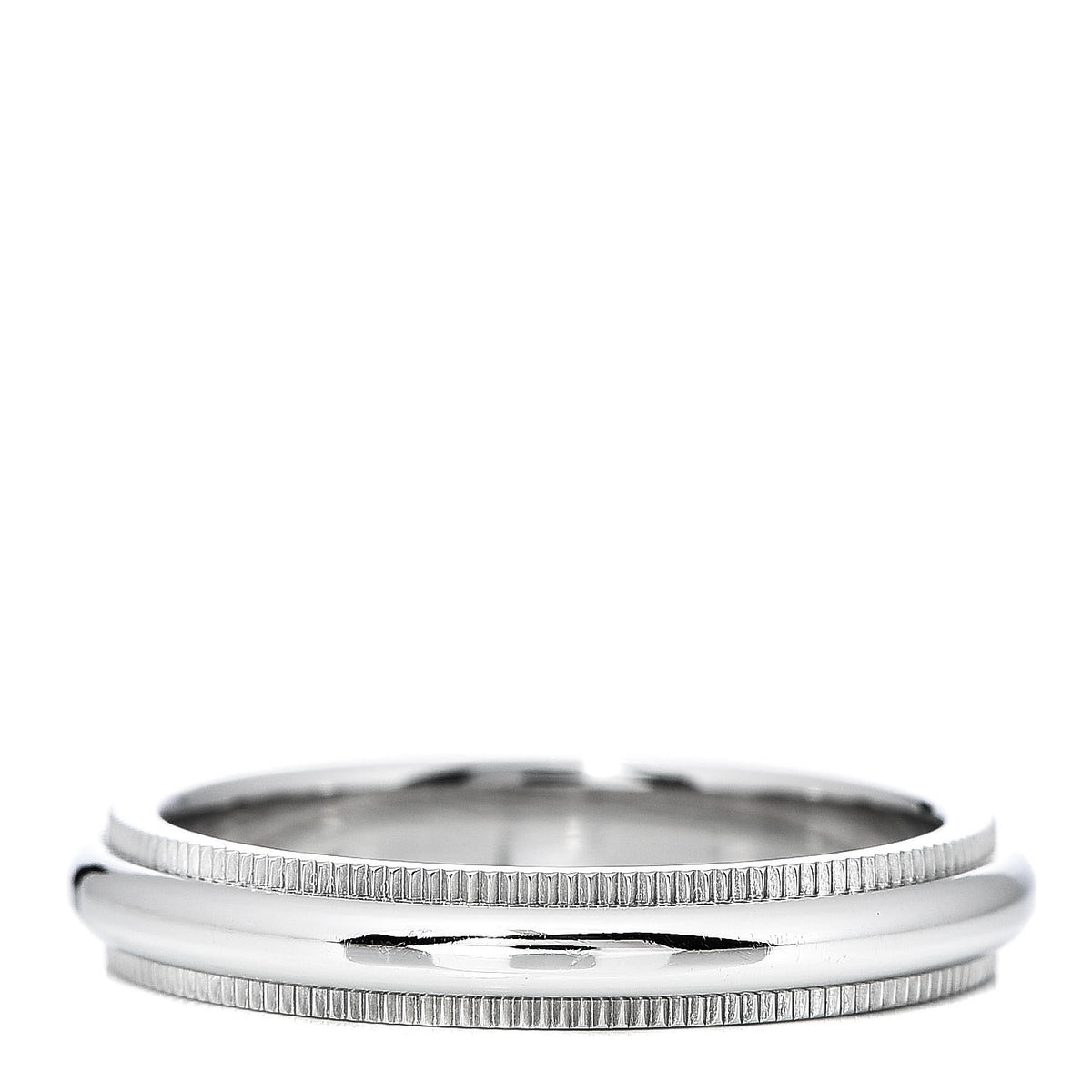 Platinum 3mm Milgrain Wedding Band Ring 49 4.75