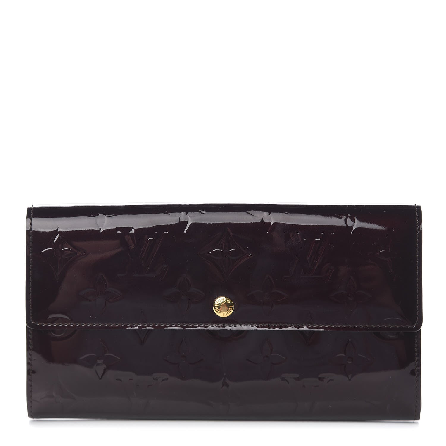 Louis Vuitton Vernis Sarah Wallet Amarante 1 of 9
