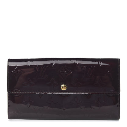 Louis Vuitton Vernis Sarah Wallet Amarante 1 of 9