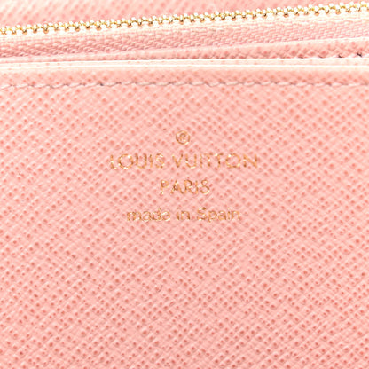 Louis Vuitton Monogram Pompon Zippy Wallet Rose Ballerine 6 of 9