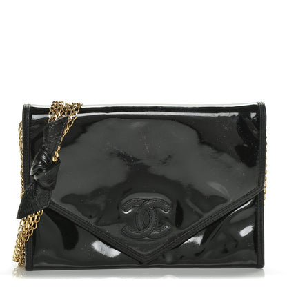 Chanel Patent CC Envelope Flap Black 1 of 7
