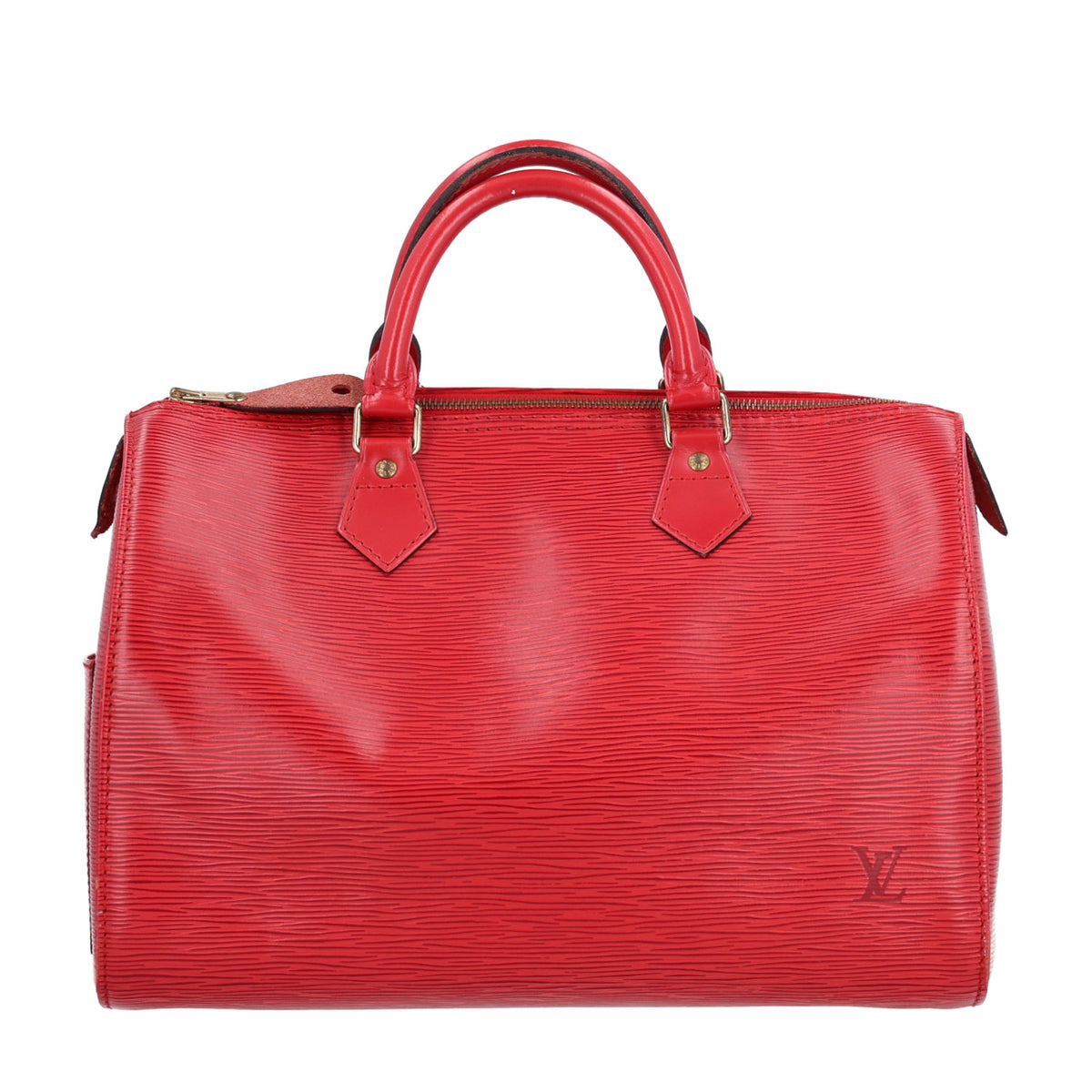 Louis Vuitton Epi Speedy 30 Castillan Red 1 of 12