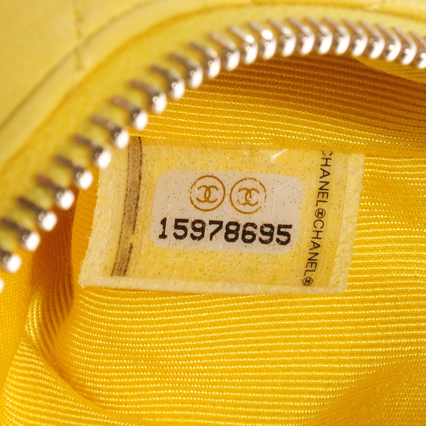 Lambskin Key Holder Case Jaune Yellow
