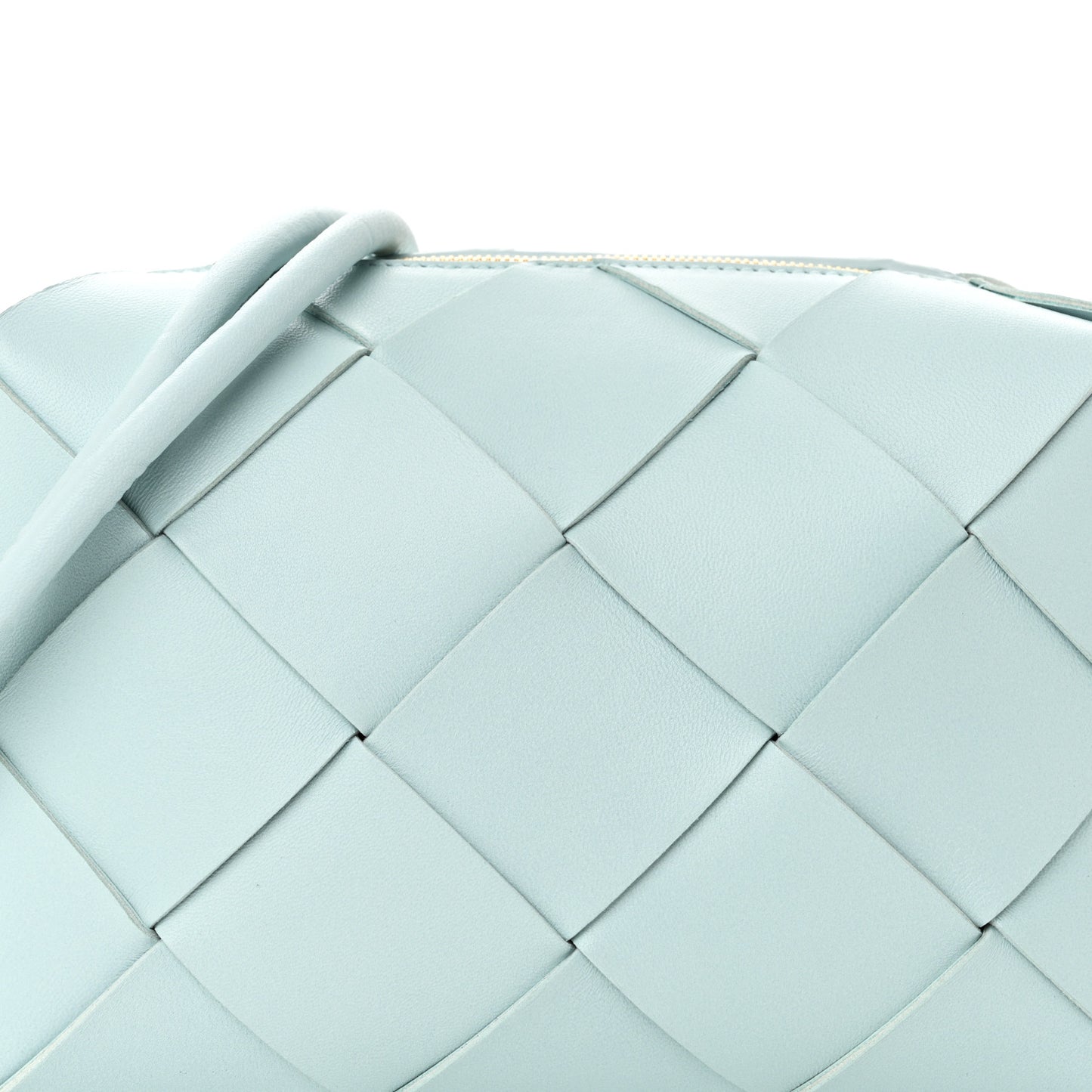 Maxi Intreccio Small Cassette Camera Bag Teal Washed