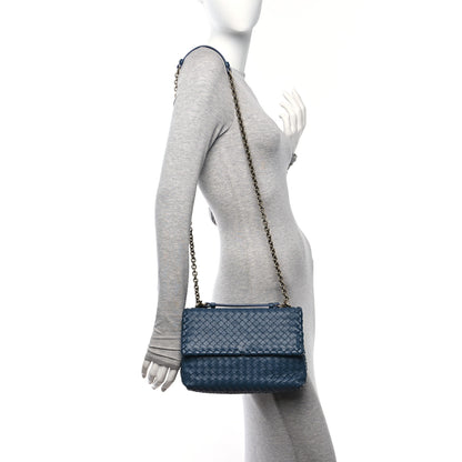 Bottega Veneta Nappa Intrecciato Small Olimpia Bag Oceano 2 of 11