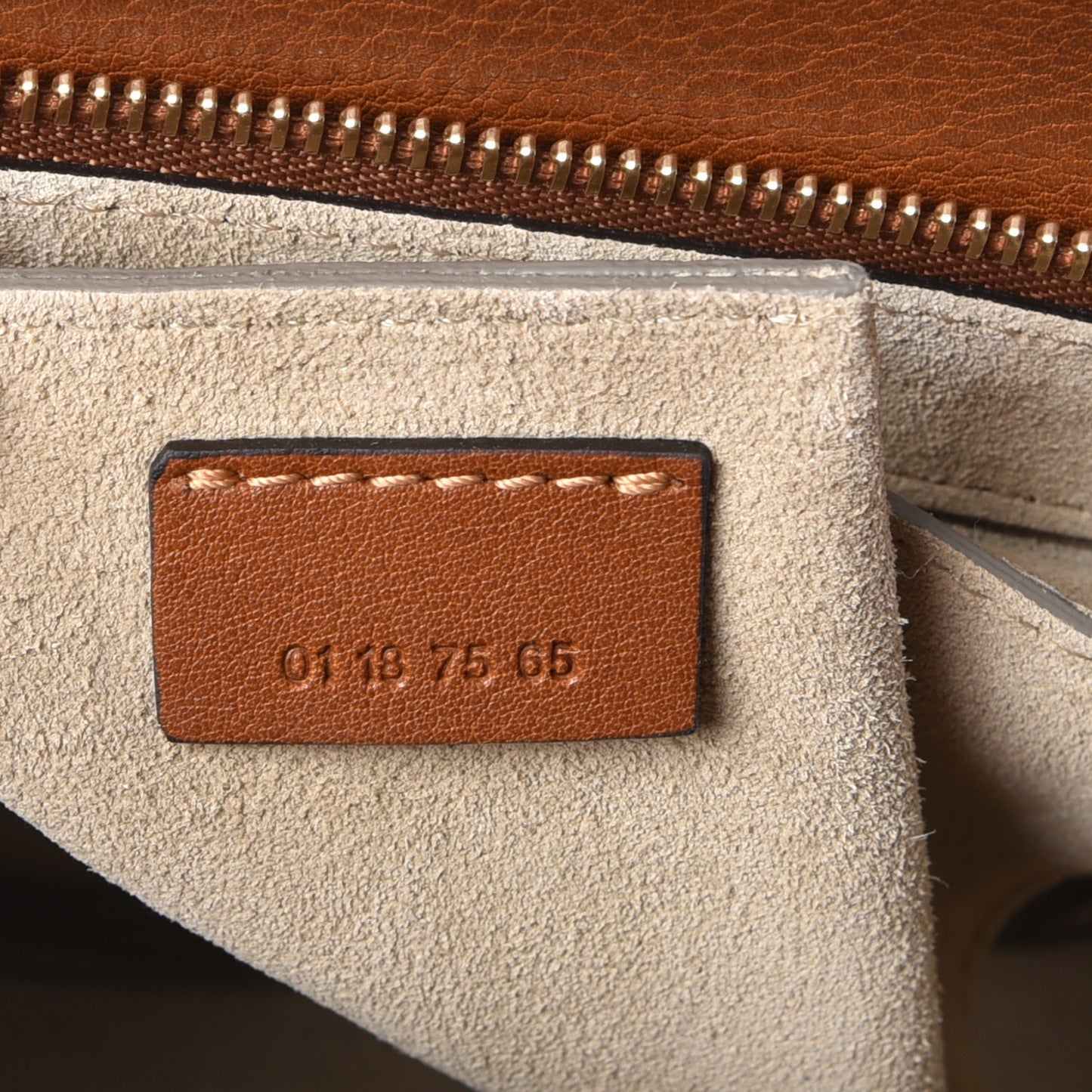 Calfskin Suede Raffia Small Pixie Bag Caramel