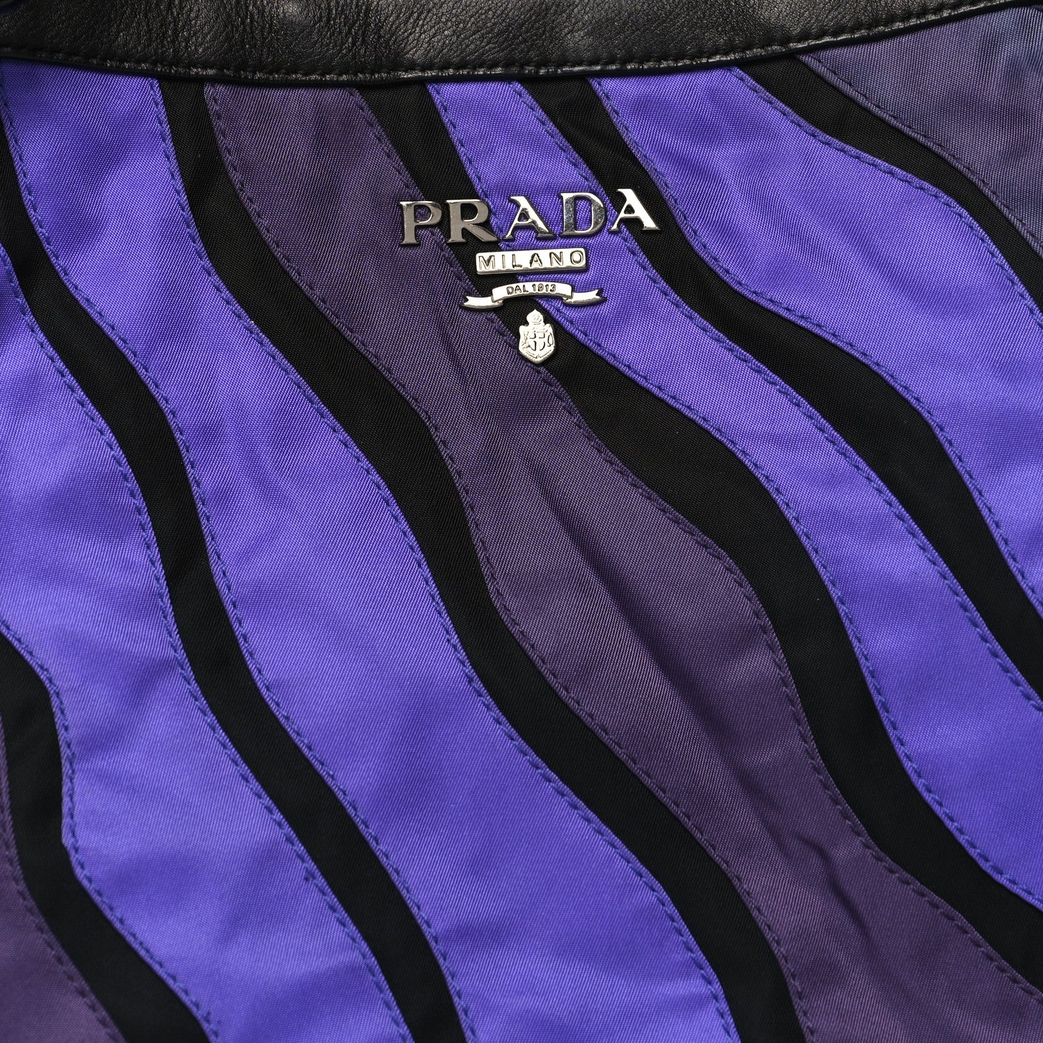 Prada Tessuto Nylon Waves Chain Tote Multicolor 7 of 10