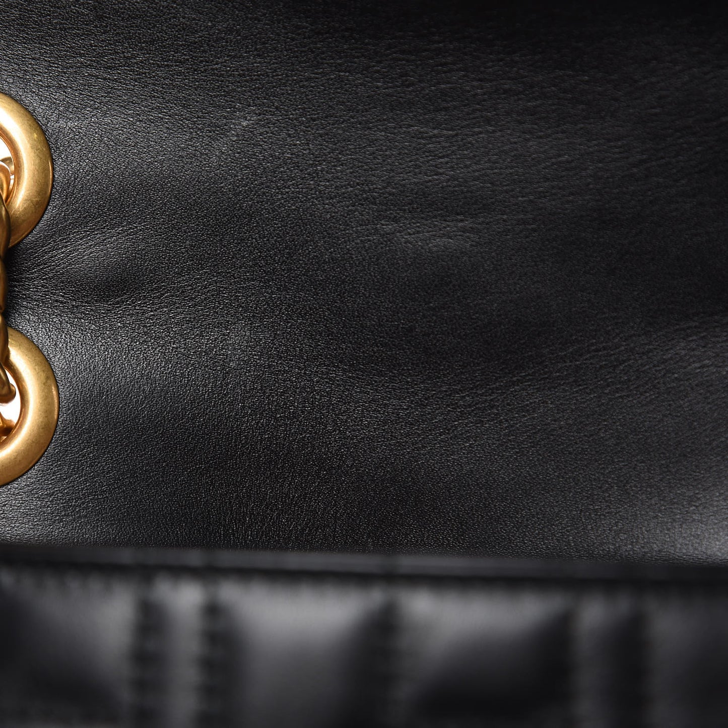 Calfskin Matelasse Studded Mini Pearly GG Marmont Shoulder Bag Black