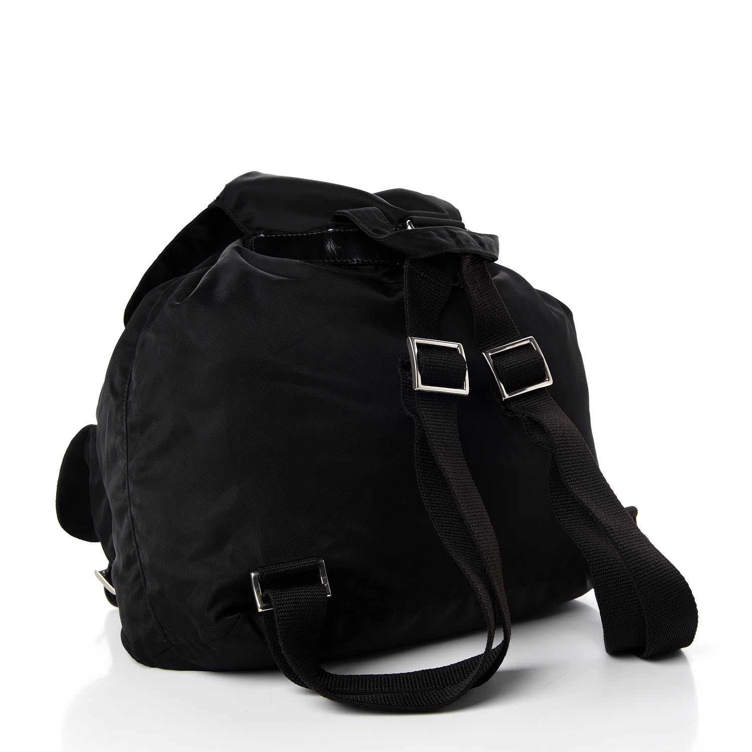 Prada Nylon Vela Medium Backpack Black 3 of 11