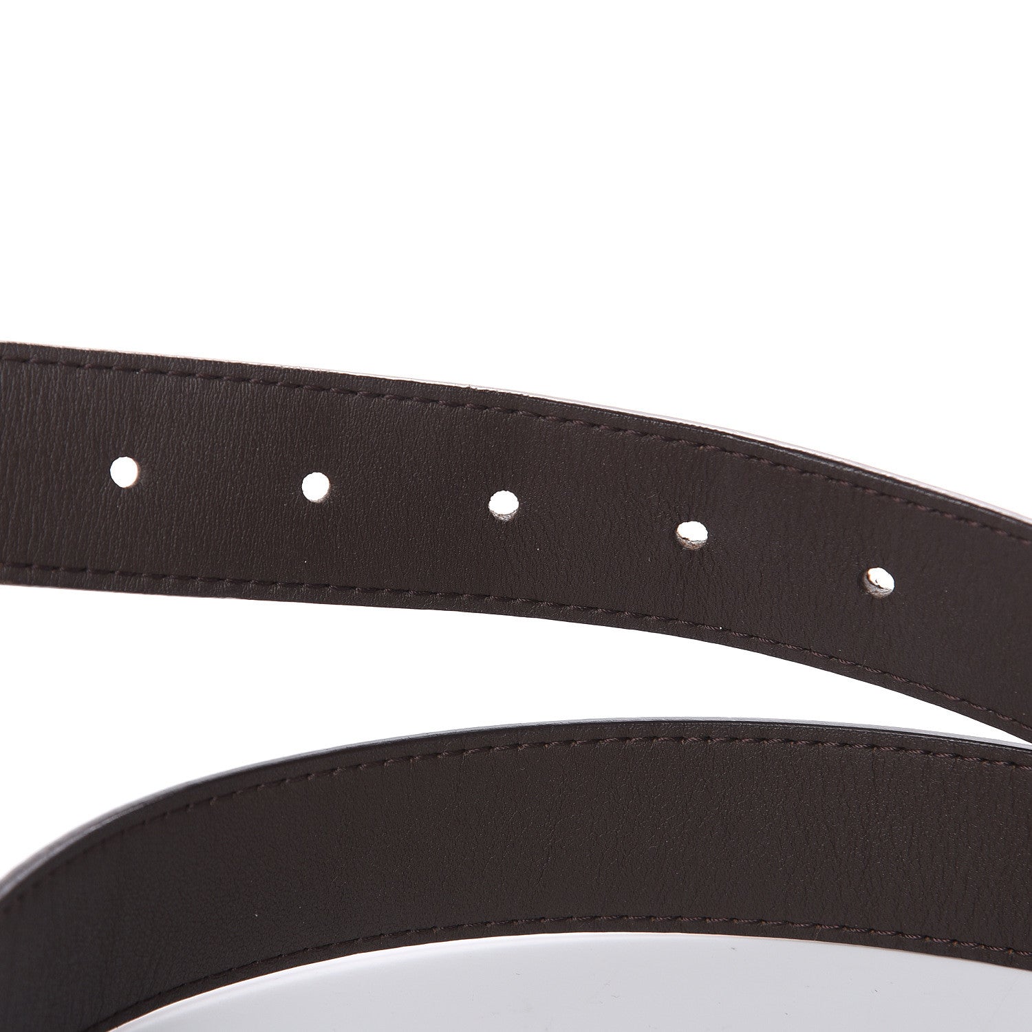 Louis Vuitton Damier Ebene LV Paris Buckle Belt 85 34 6 of 8