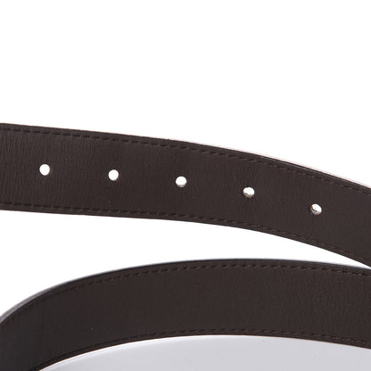 Louis Vuitton Damier Ebene LV Paris Buckle Belt 85 34 6 of 8