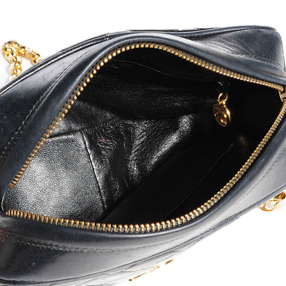 Chanel Lambskin Quilted Camera Case Black 5 of 9