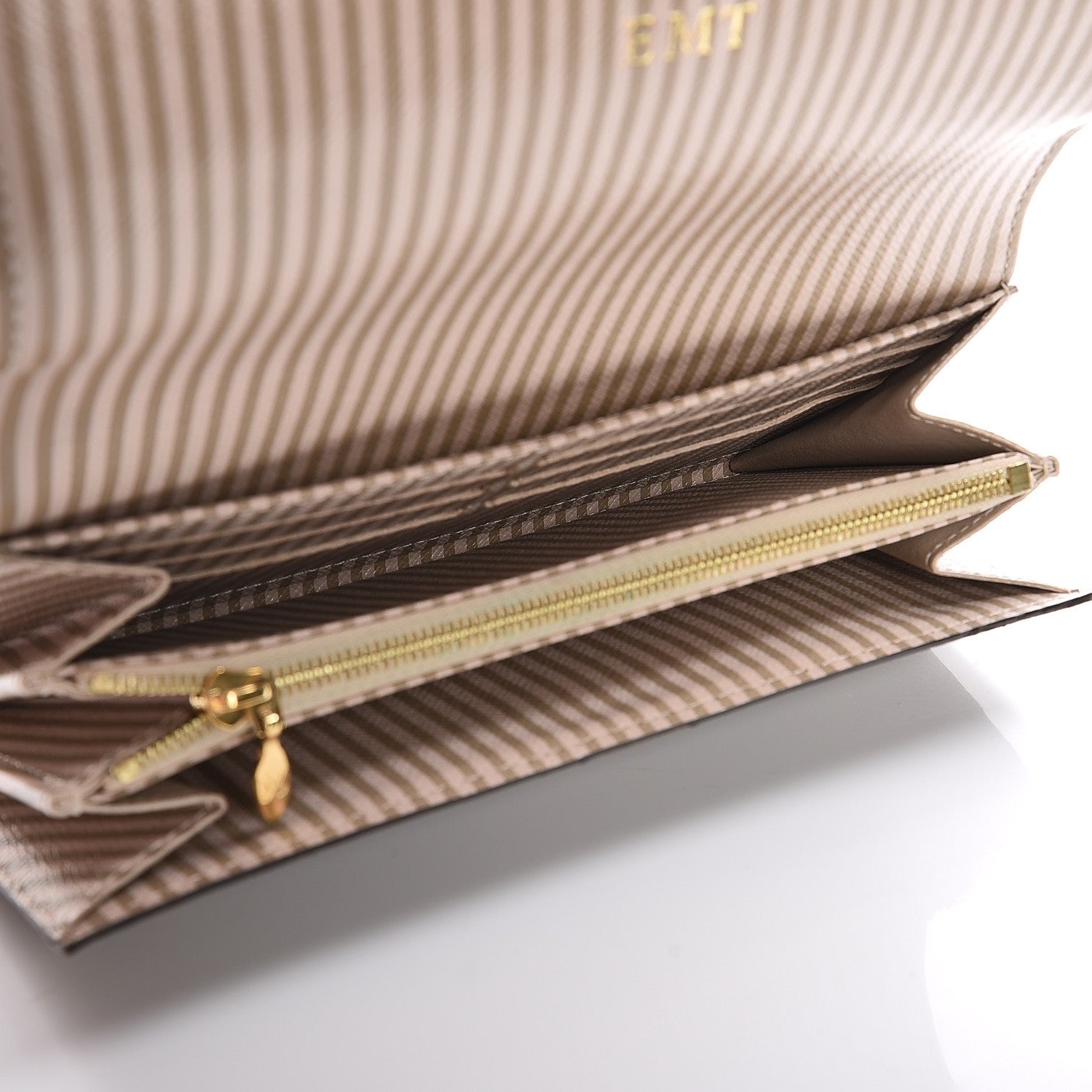 Louis Vuitton Damier Ebene Trunks and Locks Sarah Wallet 5 of 9