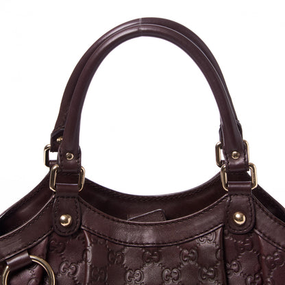 Gucci Guccissima Medium Sukey Tote Chocolate 8 of 8