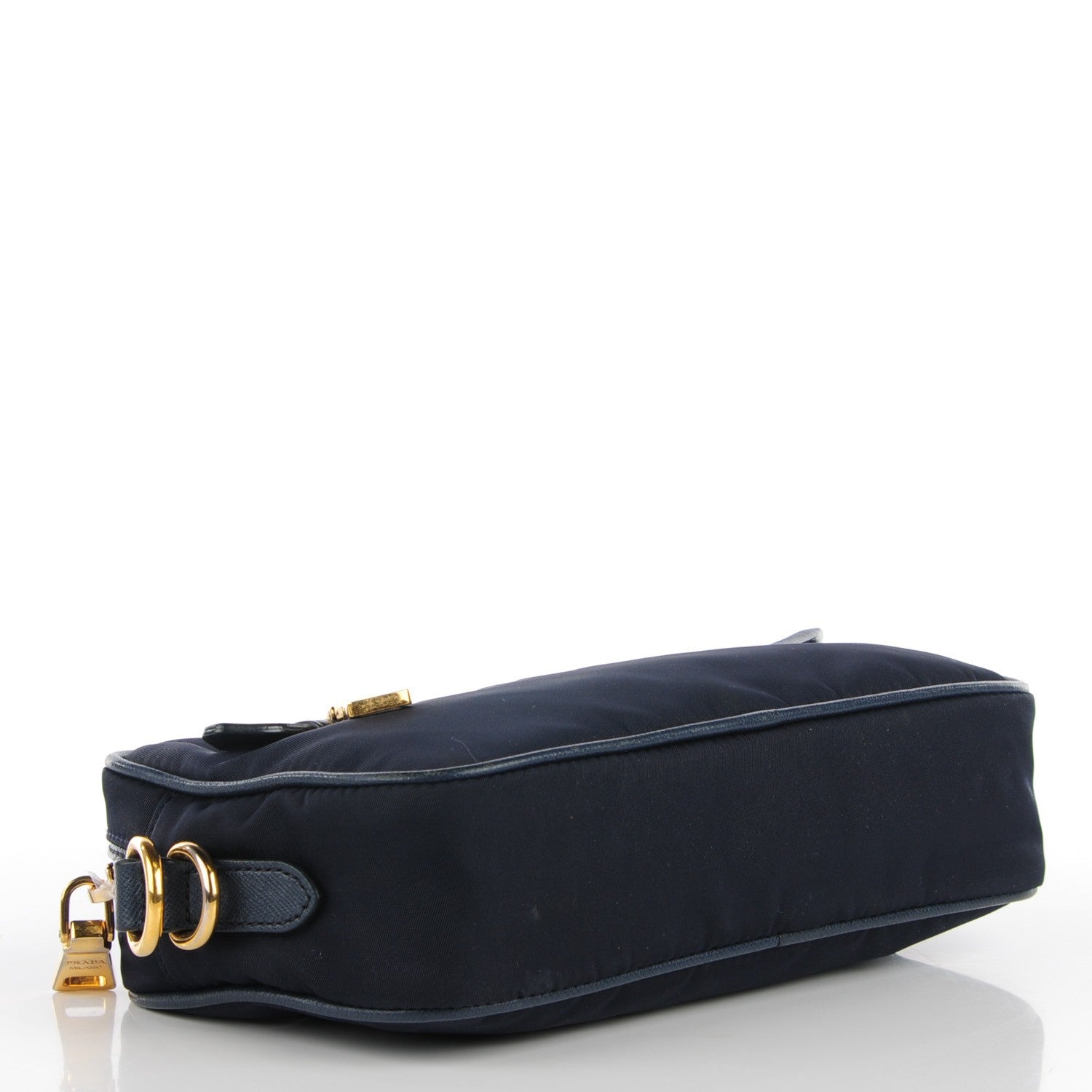 Prada Nylon Tessuto Pochette Saffian Blue 6 of 11