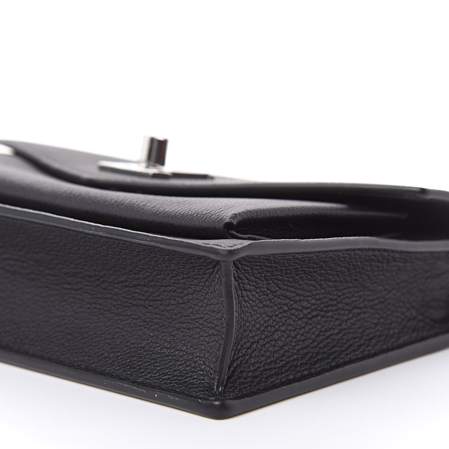 Louis Vuitton Soft Calfskin My Lockme Chain Pochette Black 6 of 9