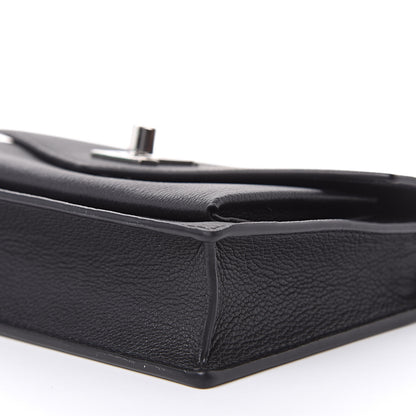 Louis Vuitton Soft Calfskin My Lockme Chain Pochette Black 6 of 9