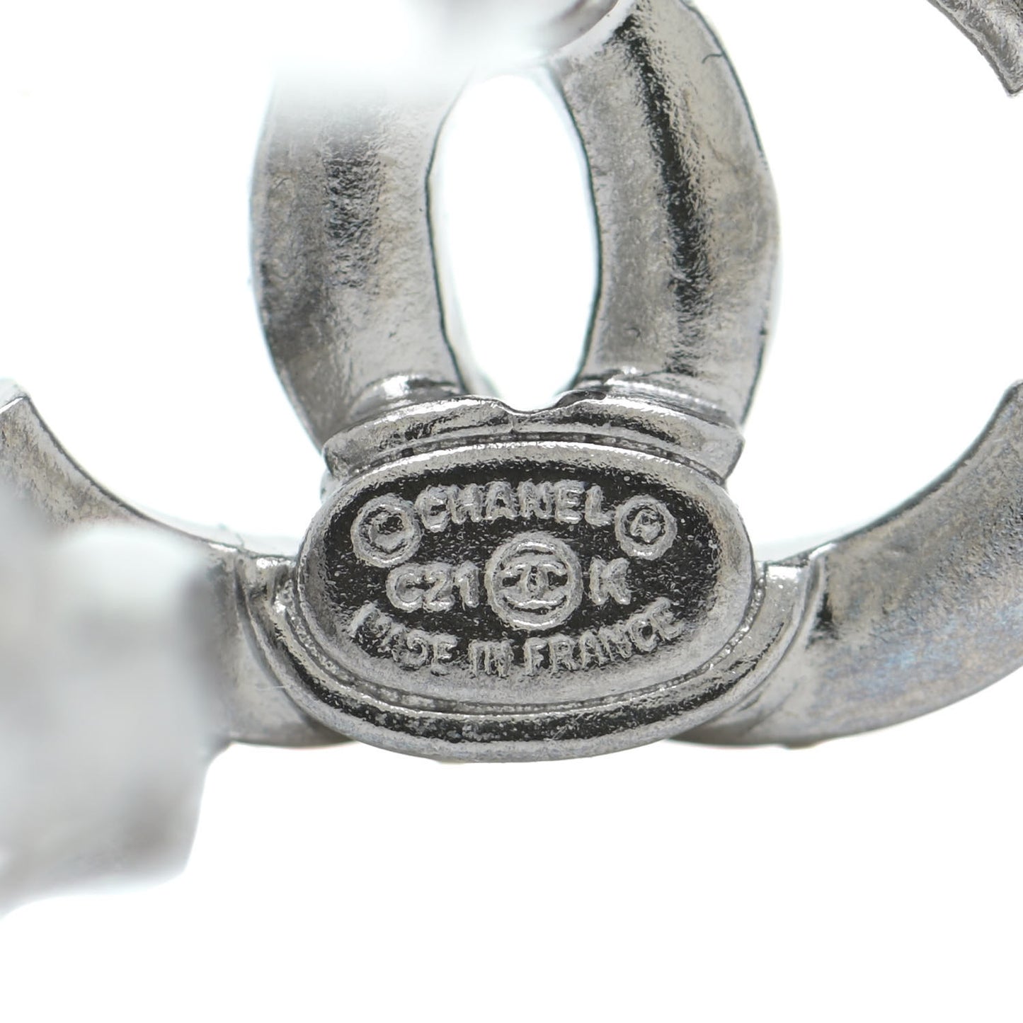Ruthenium Crystal CC Earrings