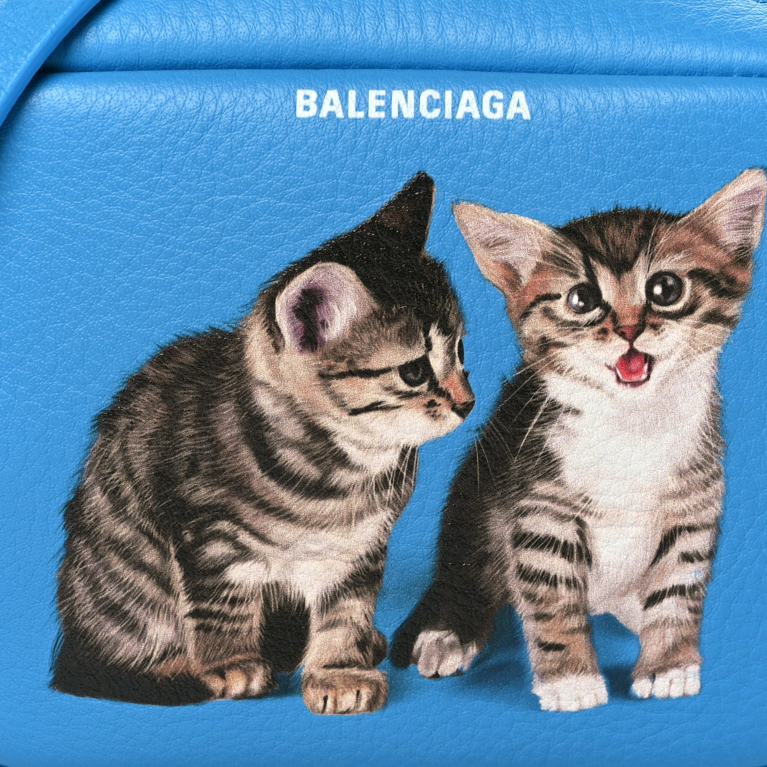 Balenciaga Calfskin XS Everyday Kittens Camera Bag Bleu 7 of 9