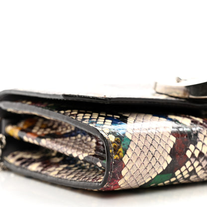 Jimmy Choo Elaphe Snakeskin Mini Madeline Wallet On Chain Multicolor 9 of 11
