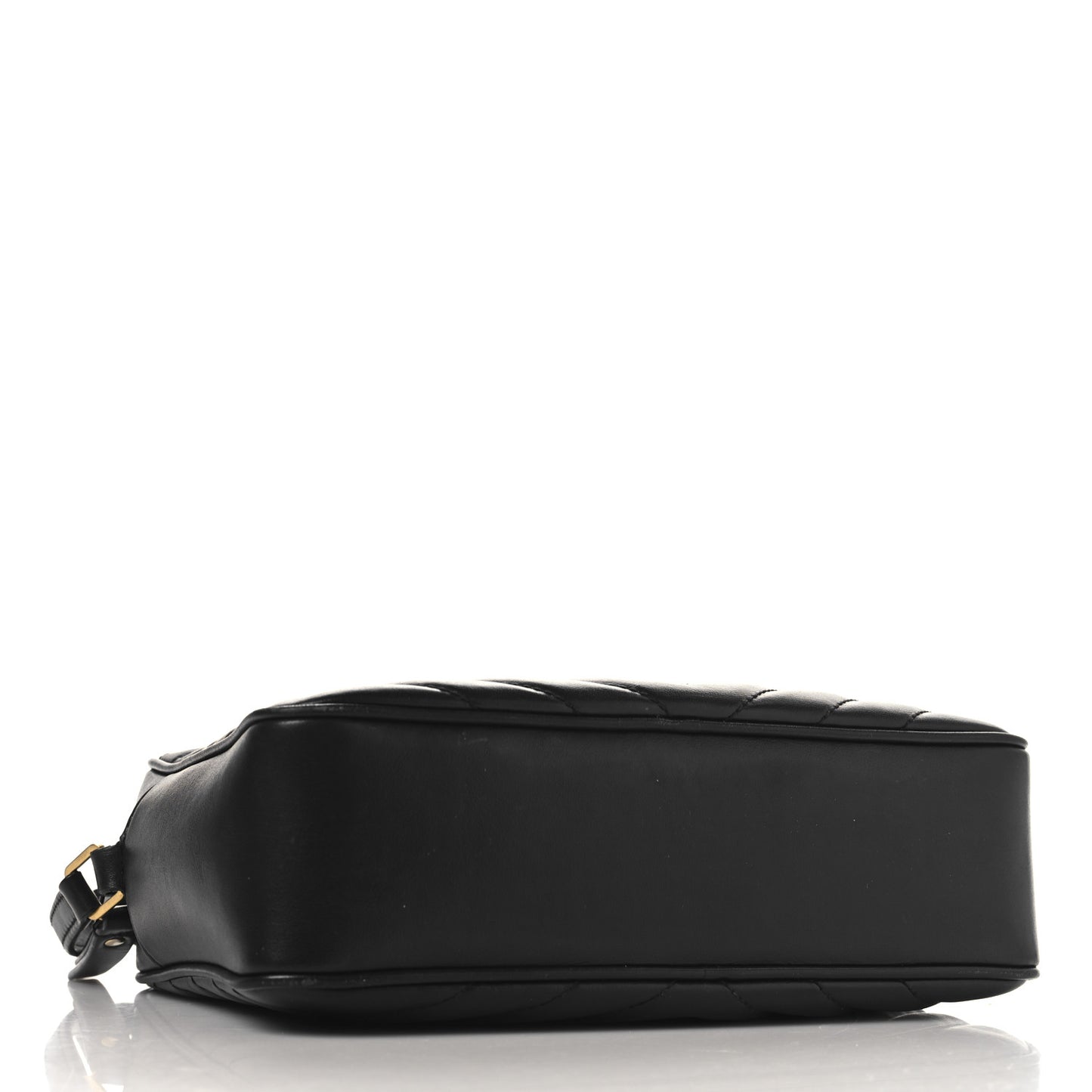 Calfskin Matelasse Monogram Lou Camera Bag Black
