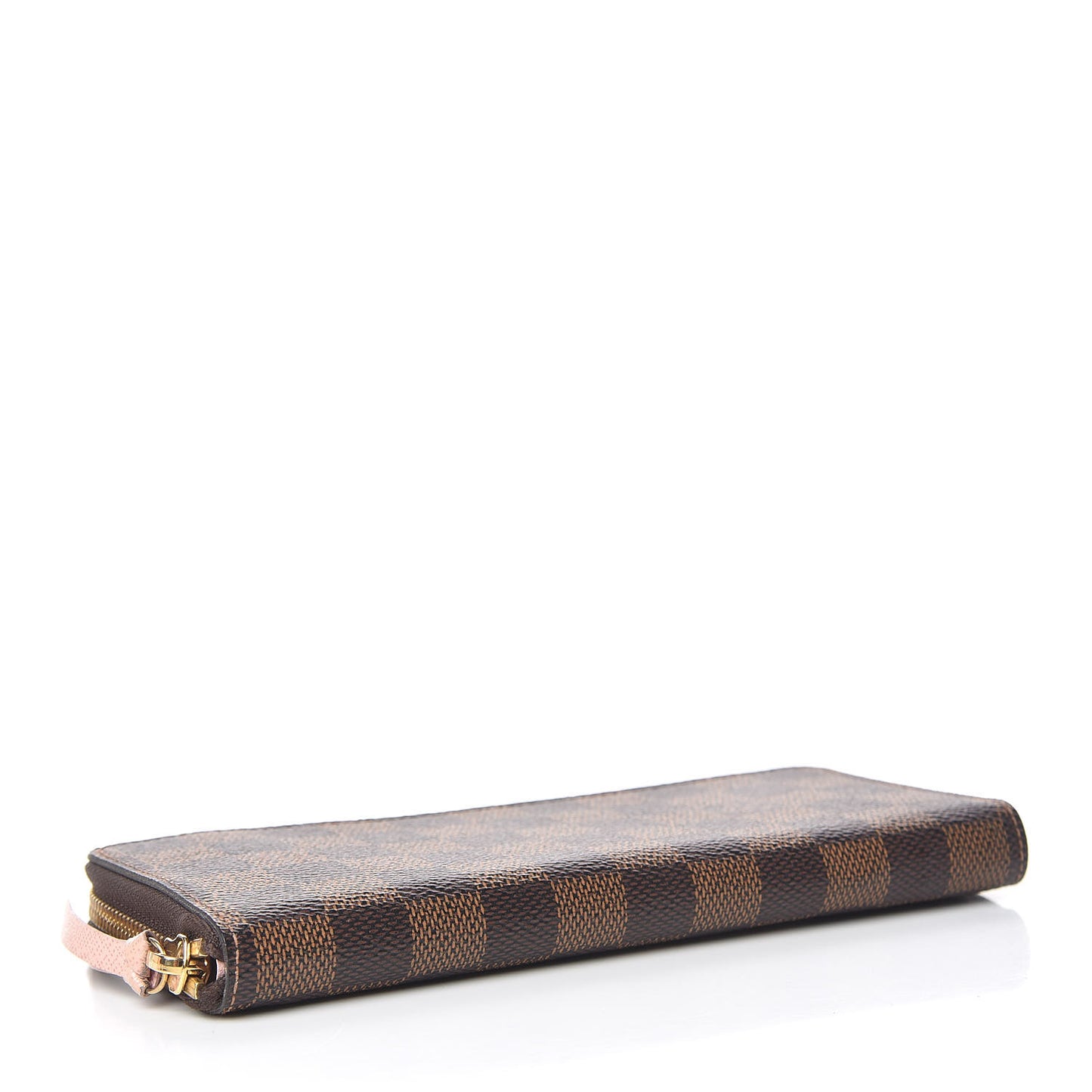 Damier Ebene Clemence Wallet Rose Ballerine