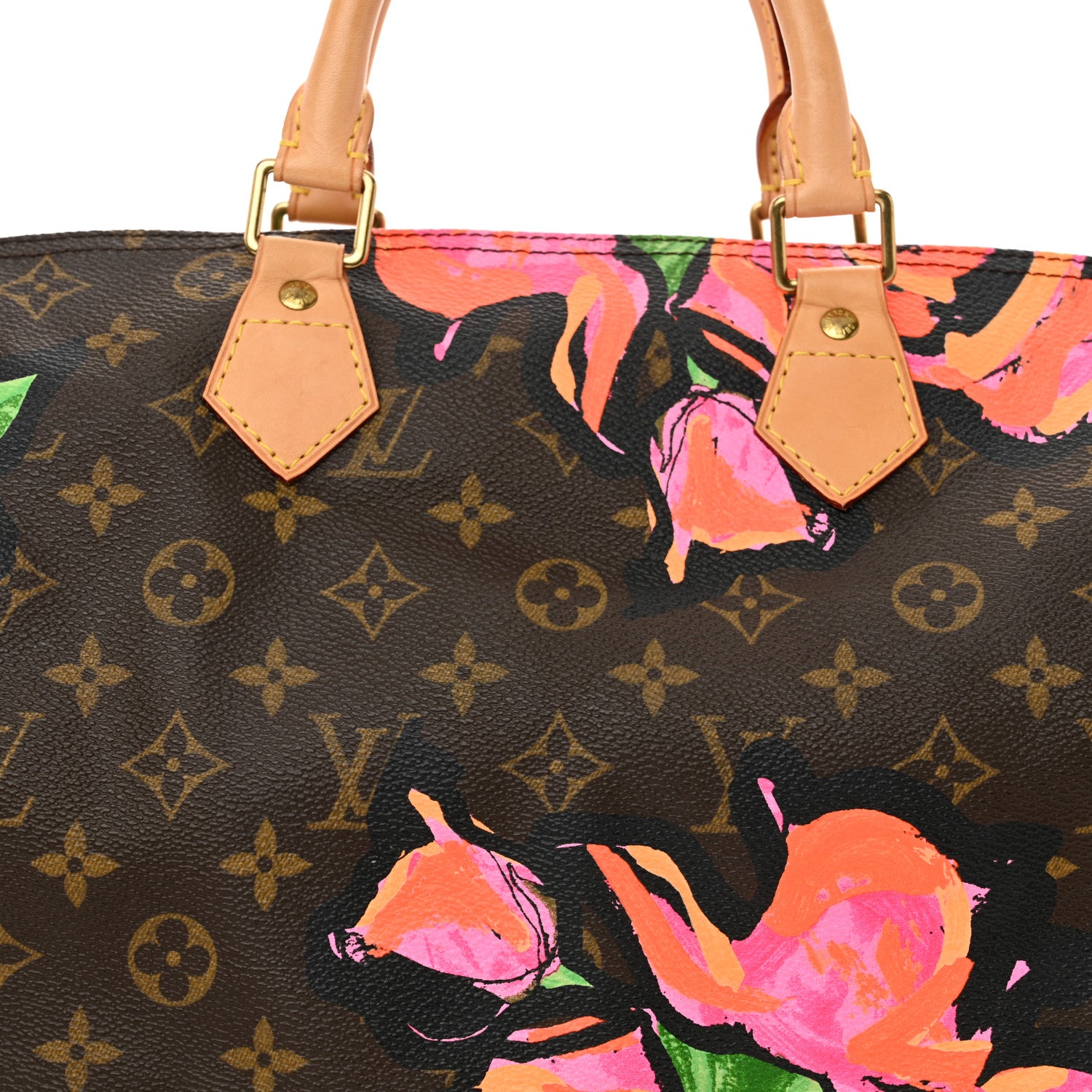 Louis Vuitton Monogram Roses Speedy 30 8 of 12
