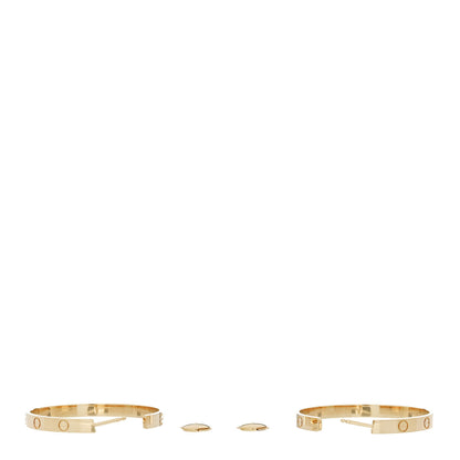 Cartier 18K Yellow Gold Large LOVE Hoop Earrings 3 of 5