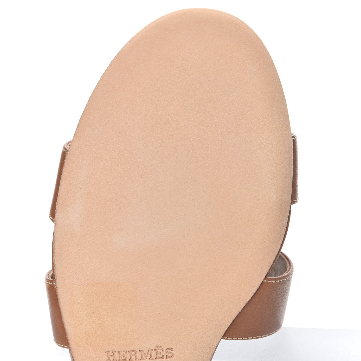 Hermes Calfskin Oasis Sandals 40 Gold 10 of 18
