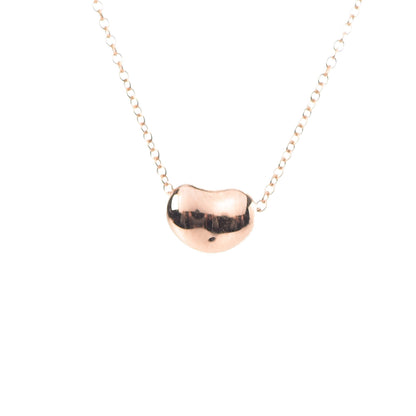 Tiffany 18K Rose Gold 7mm Elsa Peretti Bean Pendant Necklace 8 of 8