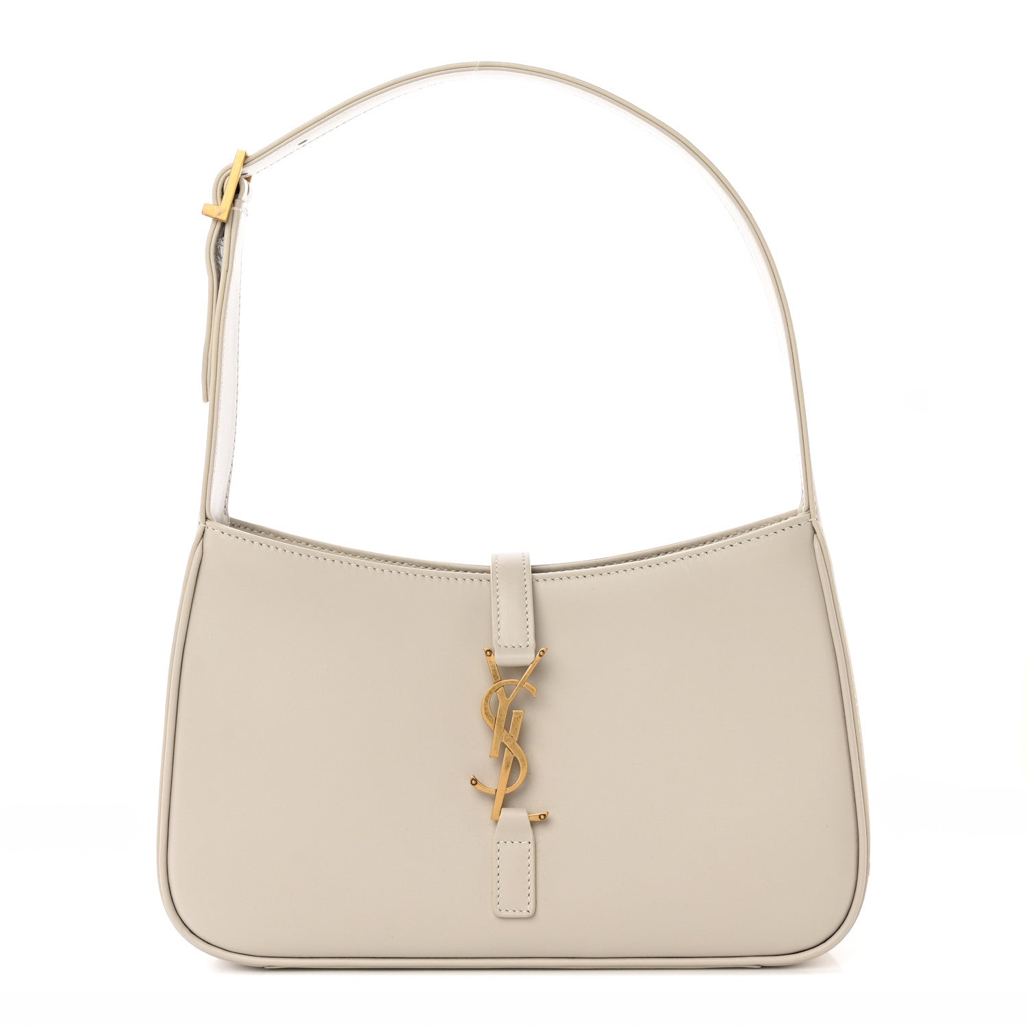 Saint Laurent Smooth Calfskin Le 5 A 7 Hobo Blanc Vintage 1 of 10