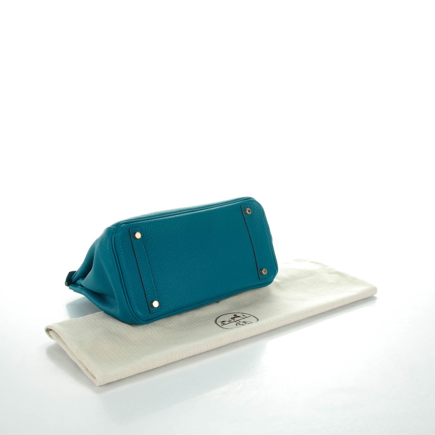 Hermes Taurillon Clemence Birkin 30 Cobalt 3 of 26