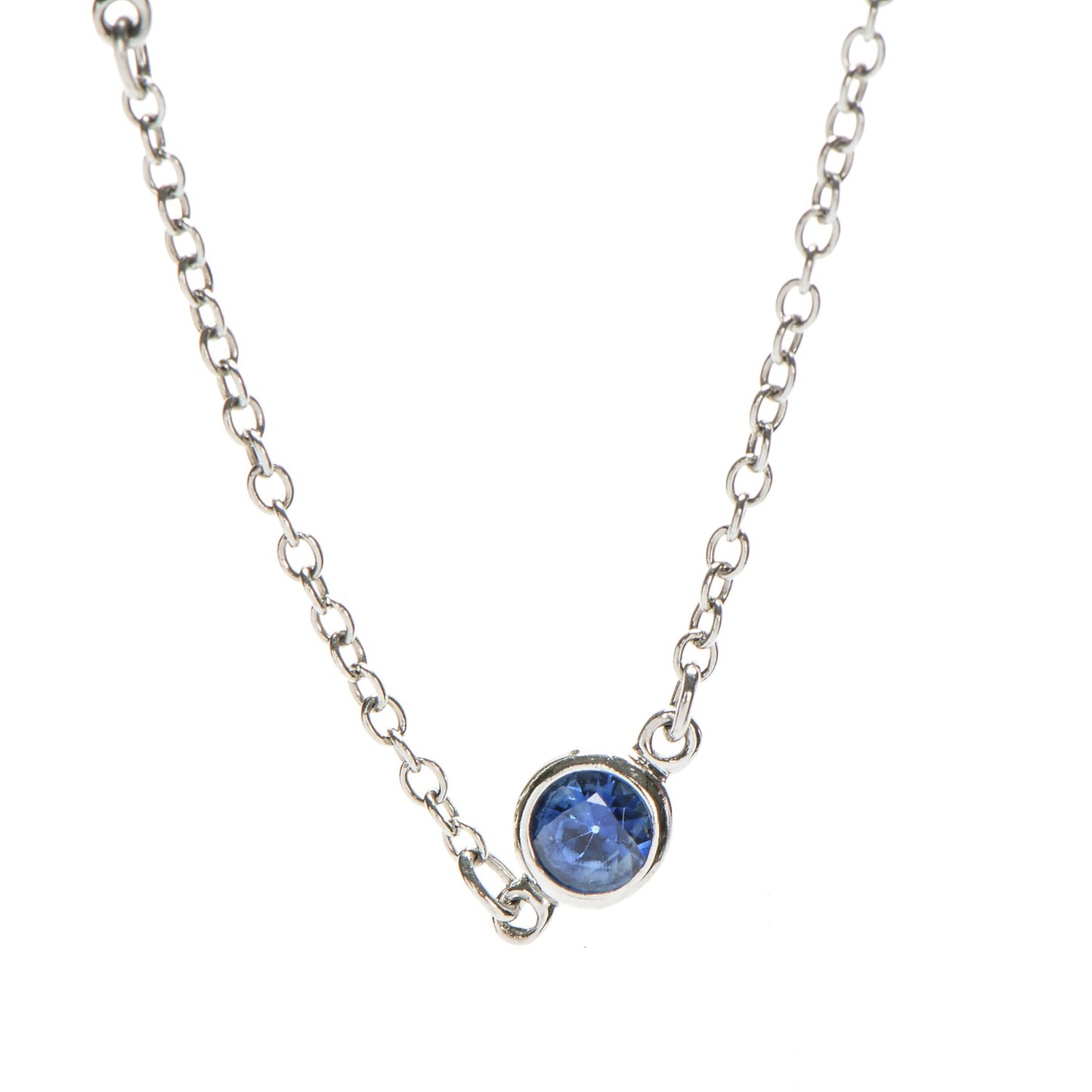 Platinum Blue Sapphire Elsa Peretti Color By The Yard Bracelet