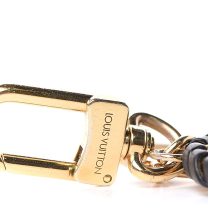Louis Vuitton Metal Lambskin Enamel Very Bag Charm Key Holder Black 5 of 5
