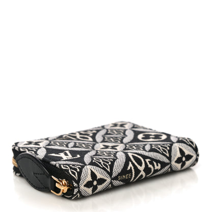 Louis Vuitton Jacquard Since 1854 Zippy Coin Purse Grey 4 of 9