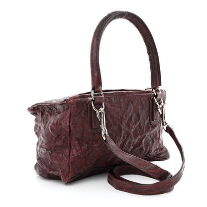 Givenchy Tumbled Sheepskin Small Pandora Oxblood 3 of 10