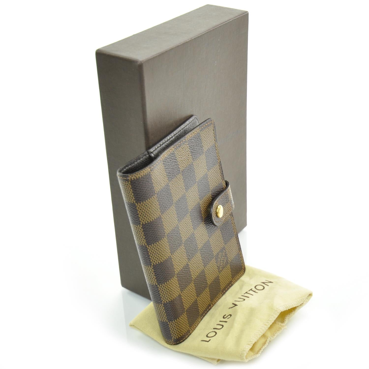 Louis Vuitton Damier Ebene Small Ring Agenda 4 of 8