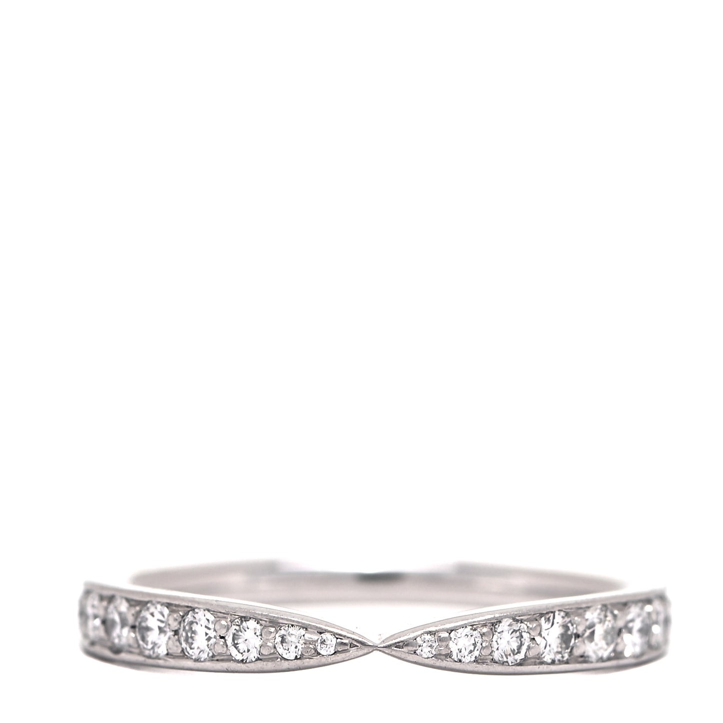 Platinum Diamond Harmony Bead-set Band Ring 49 5