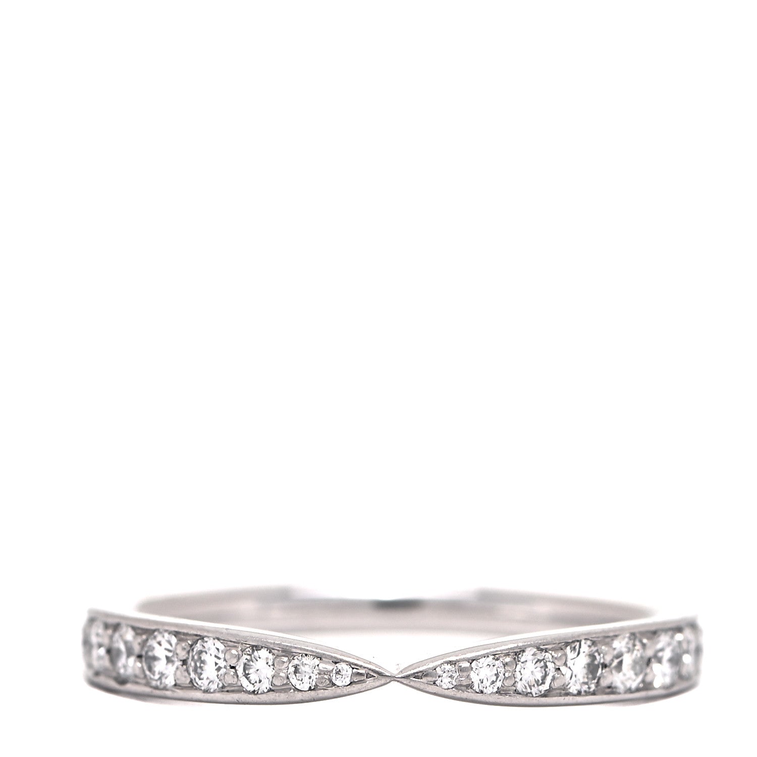 Tiffany Platinum Diamond Harmony Bead-set Band Ring 49 5 1 of 5