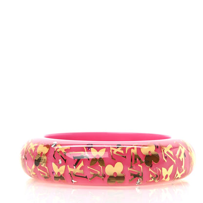 Louis Vuitton Resin Swarovski Medium Inclusion Bracelet GM Rose Pop 3 of 3