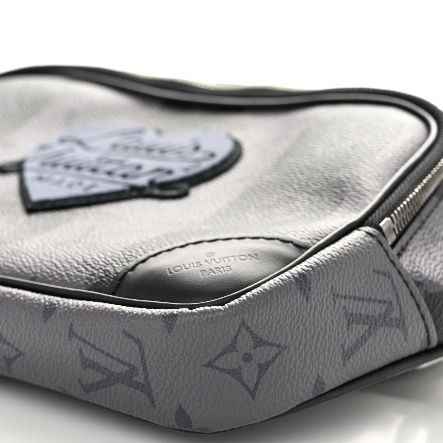 X NIGO Monogram Eclipse Stripes LV Heart Modular Sling Bag