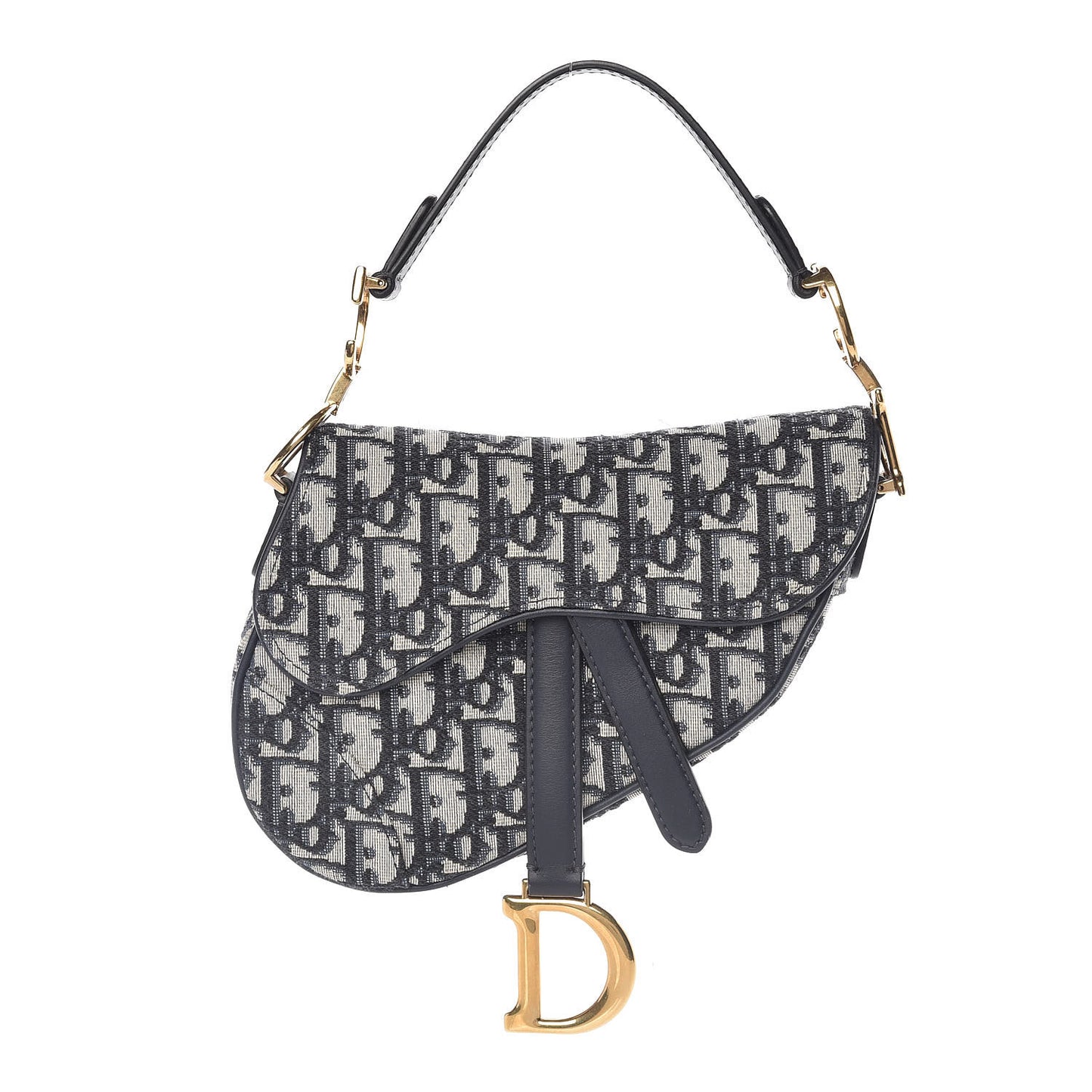 Oblique Mini Saddle Bag Blue
